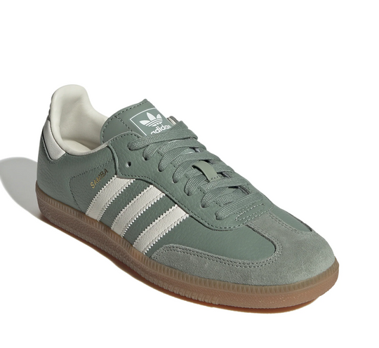 (WMNS) adidas Originals Samba OG Shoes 'Silver Green' IE7011