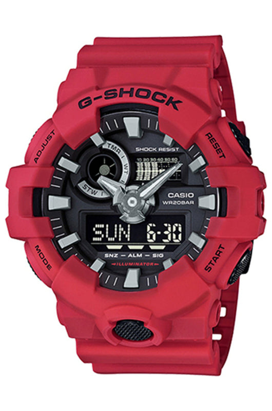 GA-700-4APRDC Casio G-SHOCK Sports Red Analog/Digital Combo 2