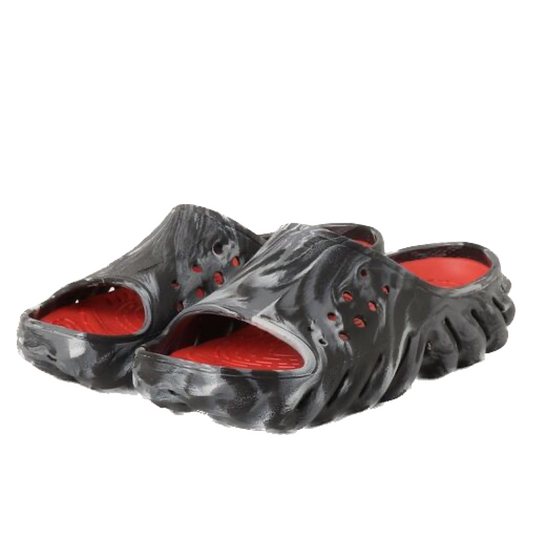 Crocs Marbled Echo Slide 'Black' 208467-0X9
