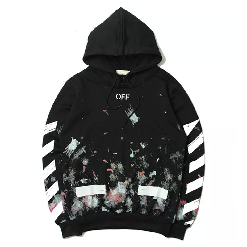 Off-White Galaxy Brushed Over Hooded OMBB009F176190309901-BK 