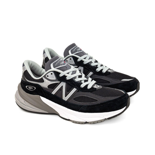 WMNS) New Balance 990v6 'Made in USA Black Grey White' W990BK6