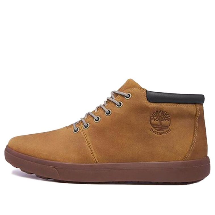 TIMBERLAND - Men's brown leather Ashwood Park chukka 