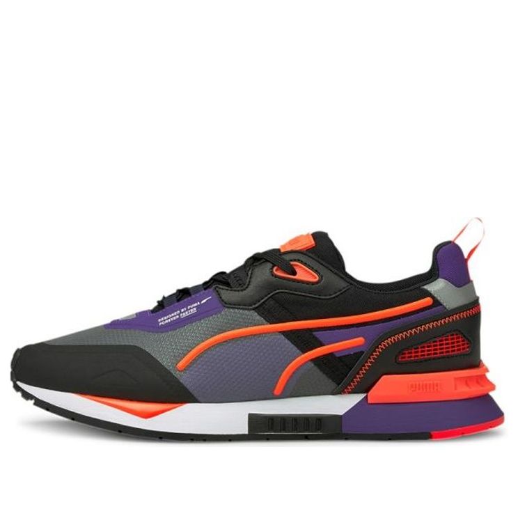 PUMA Mirage Tech Casual Running Shoes Black/Purple 381118-07-KICKS 