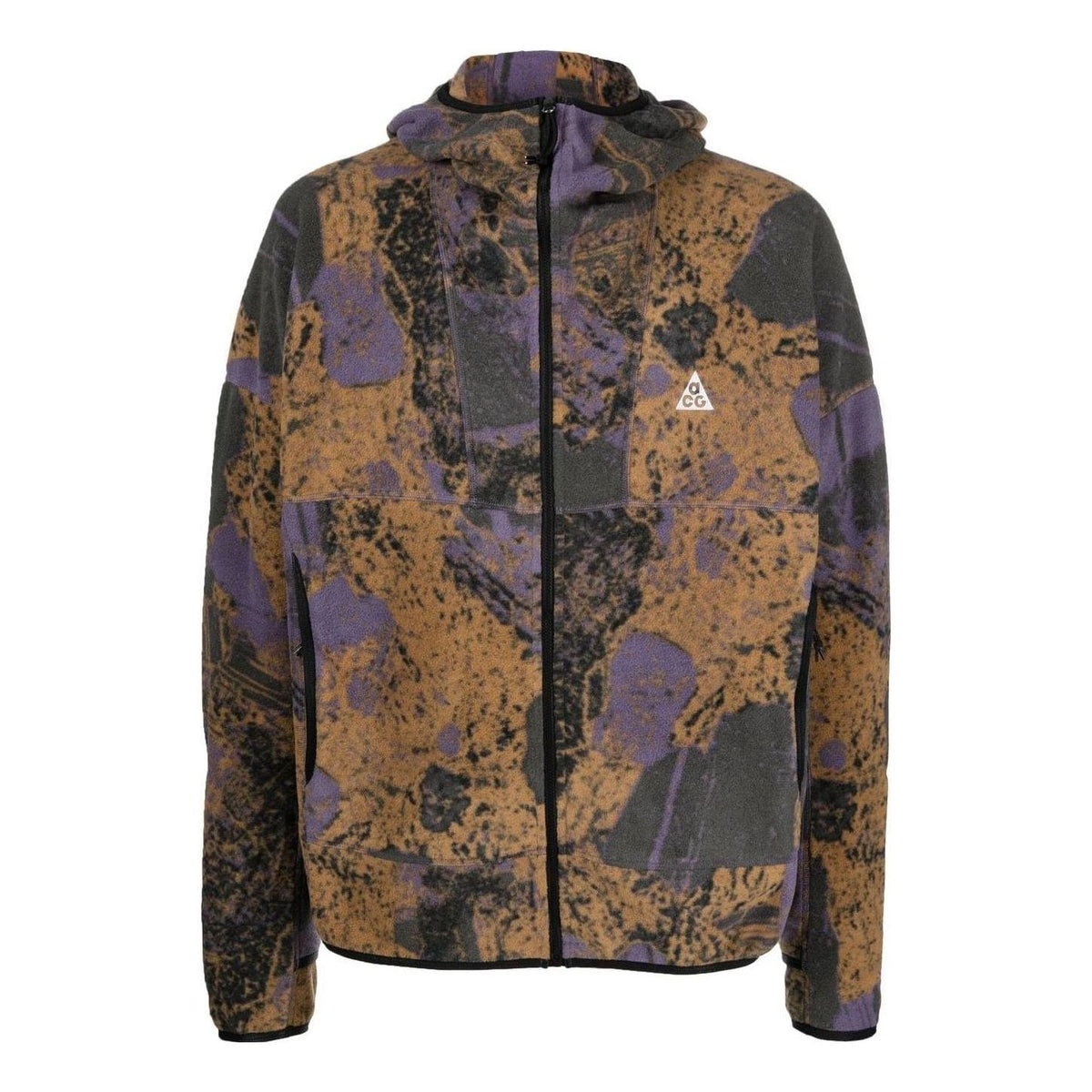 Men's Nike ACG Therma-Fit Abstract Printing Zipper Hooded Jacket DN393 ...