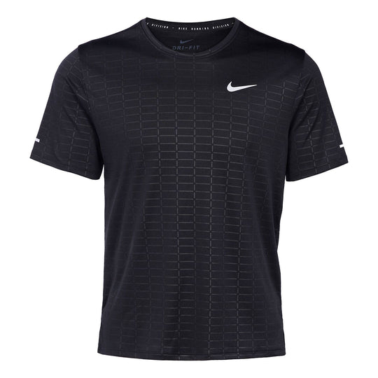 Nike Dri-FIT Sports Training Quick Dry Round Neck Short Sleeve Black D ...