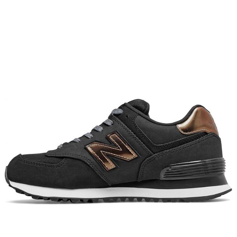 (WMNS) New Balance 574 Varsity 'Black Gold' WL574VJC - KICKS CREW