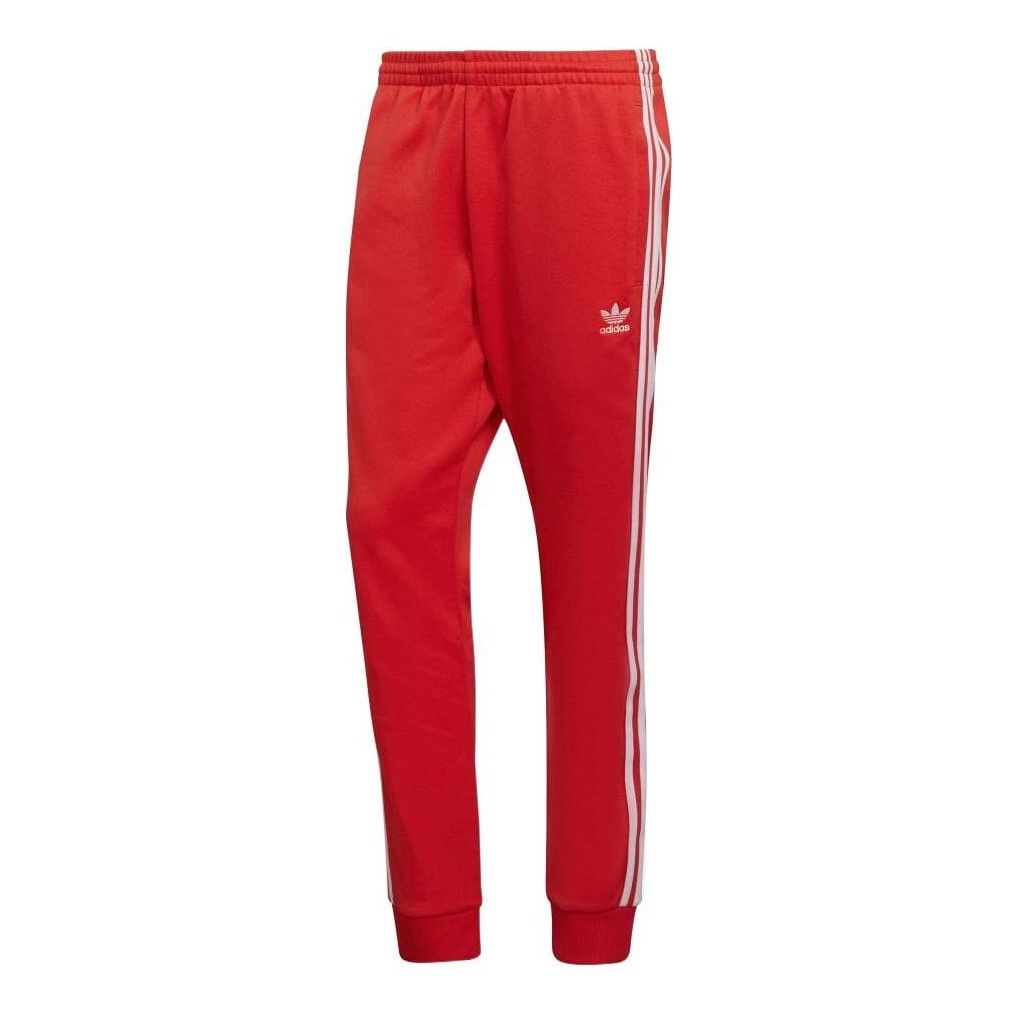 Men's adidas originals Side Stripe Elastic Waistband Sports Pants/Trou ...