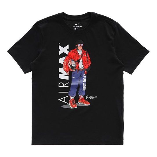 Nike Sportswear Manga Hypeman S/S Tee Black DB6158-010 - KICKS CREW