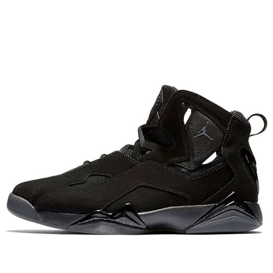 (GS) Air Jordan True Flight 'Black Dark Grey' 343795-013 - KICKS CREW