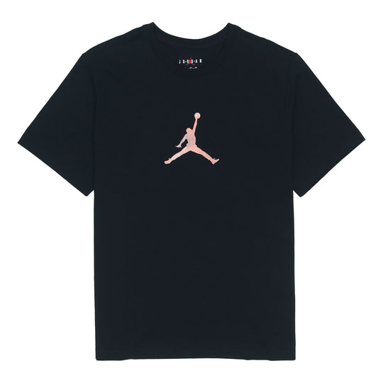 Air Jordan Sport DNA Solid Color Logo Alphabet Numeric Round Neck Shor