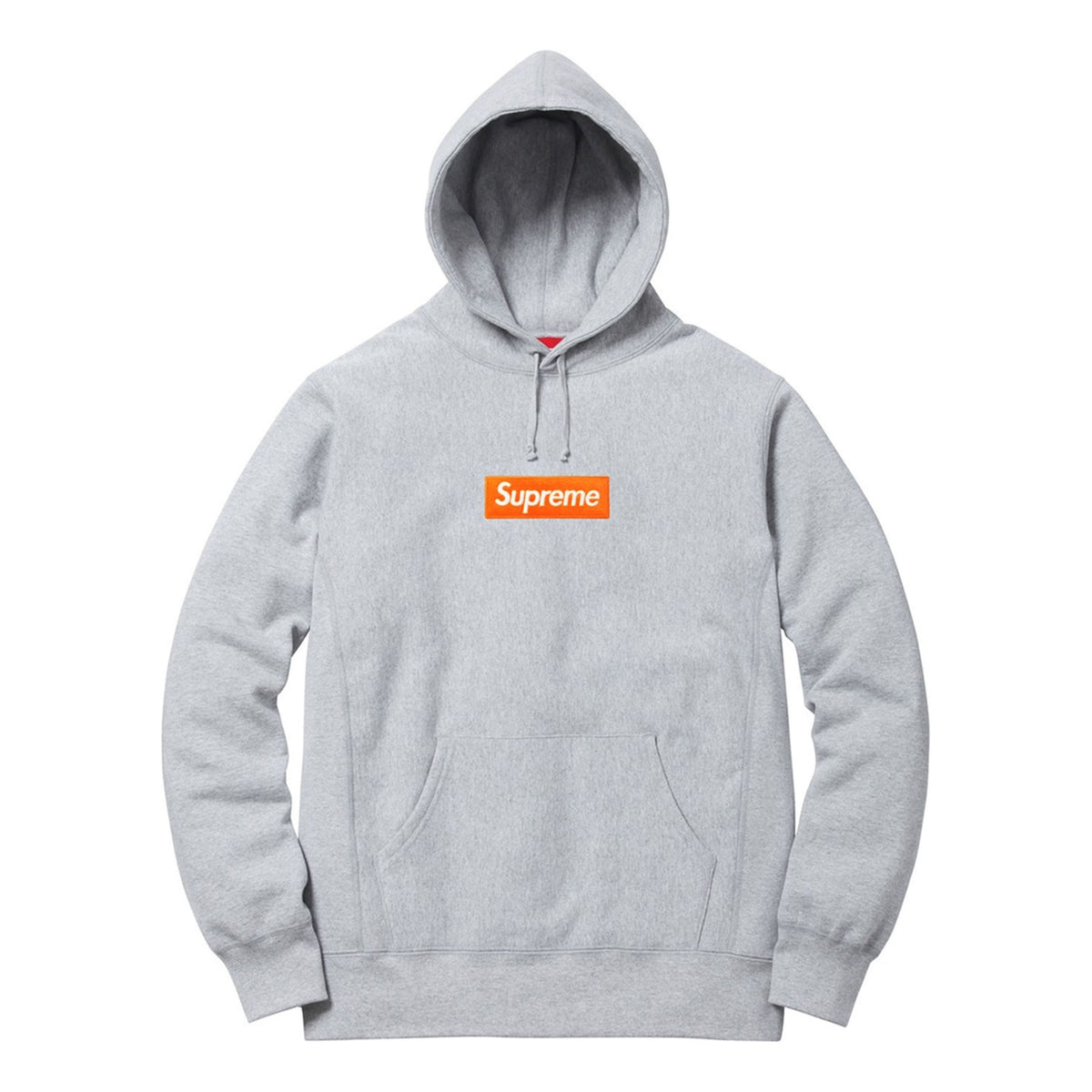 Supreme FW17 Box Logo Hooded Sweatshirt Heather Grey Bogo SUP-FW17-615 ...