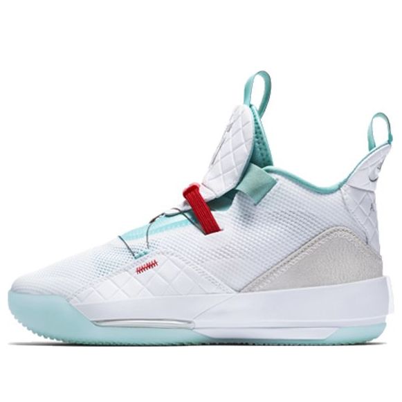 (GS) Air Jordan XXXIII 'White' AQ9244-101 Big Kids Basketball Shoes  -  KICKS CREW