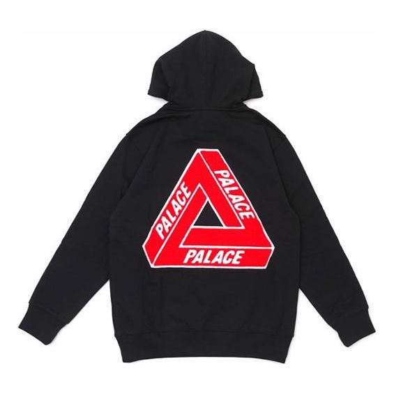 PALACE Tri Chenille Hood Unisex Black P18CS001