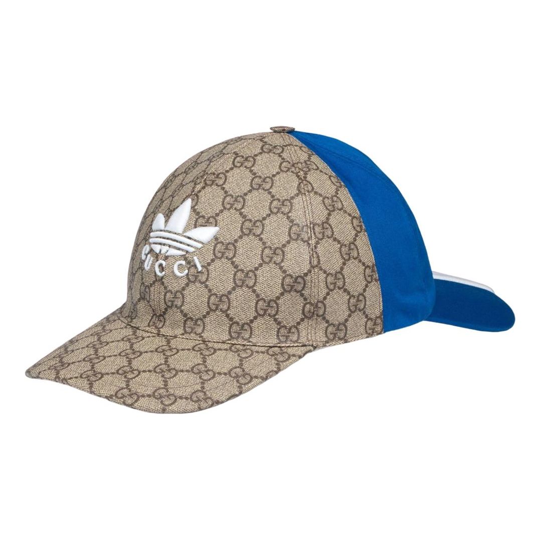 Adidas X Gucci Double Sided Baseball Hat 'Bright Blue Beige 