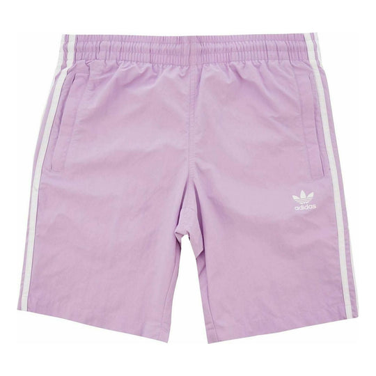 Men's adidas originals Stripe Brand Logo Straight Shorts Pink DV1584 ...