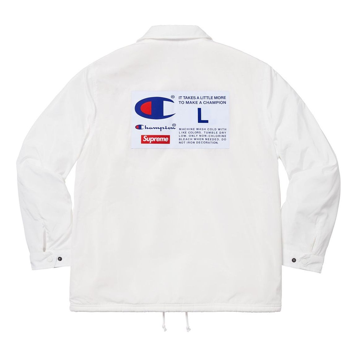 Champion label hot sale coaches jacket