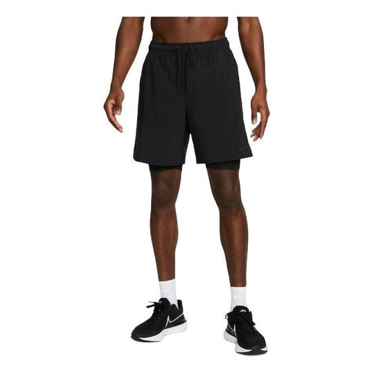 Nike Dri-FIT Unlined 2 in 1 7in Men's Training Shorts DV9334-010   -  KICKS CREW