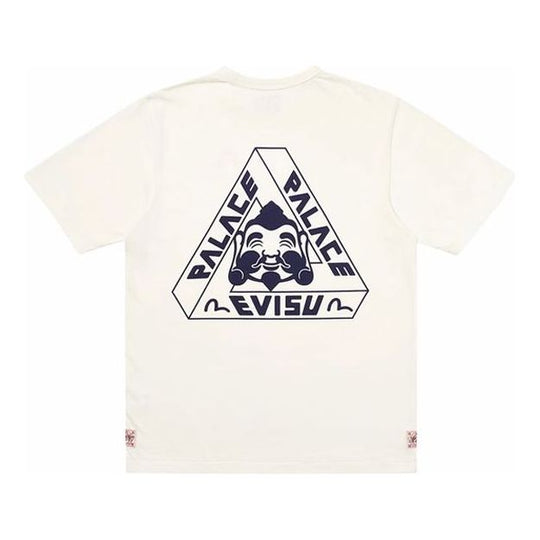 PALACE x EVISU PALACE Evisu Chest Logo Short Sleeve Unisex White PAL-SS20-008