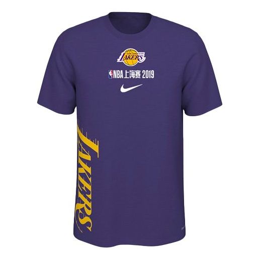 Nike Los Angeles Lakers Dry Logo ST Short Sleeve T-Shirt