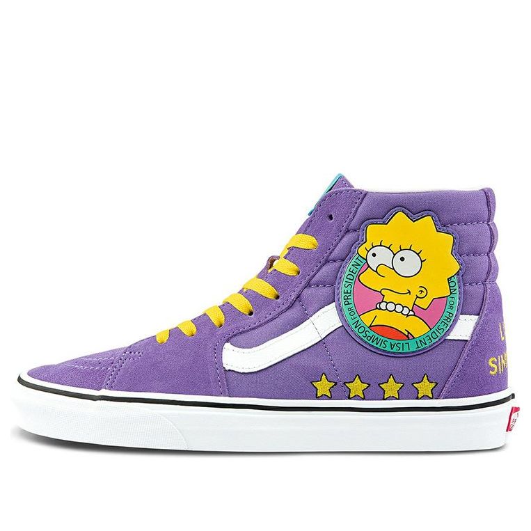 Vans The Simpsons x Sk8-Hi 'Lisa 4 Prez' Purple VN0A4BV617G