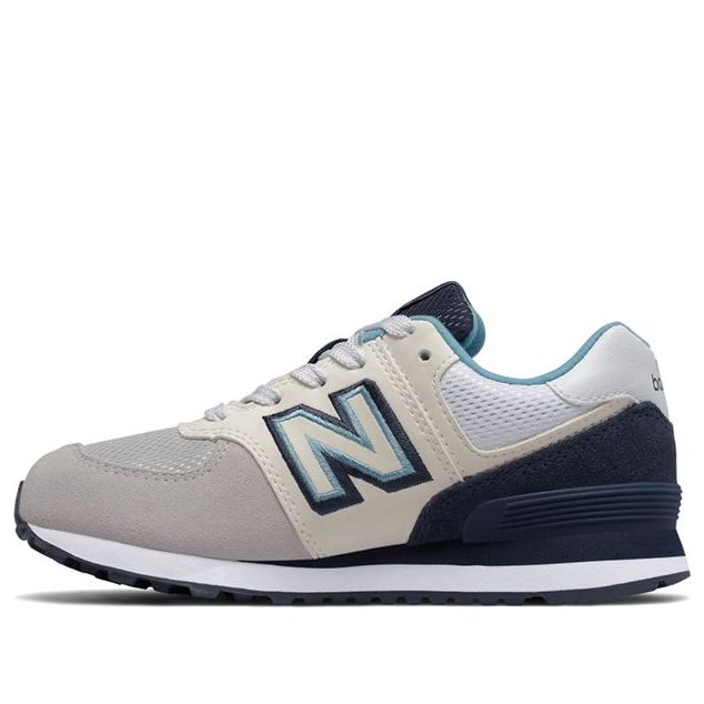 New Balance Kids' 574 Shadow Logo Pack Grey/Blue PC574UPN-KICKS CREW