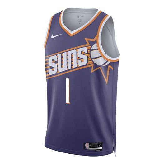 Nike PHOENIX SUNS - BOOKER DEVIN - ICON SWINGMAN JERSEY Purple - MULTI