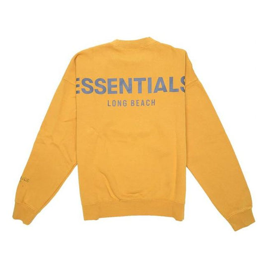 FOG Essentials Long beach 3M Alphabet FW19 Long Sleeves Yellow FOG