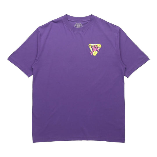 PALACE x M-Zone Crossover Small Tri-Ferg Pattern Short Sleeve Unisex Purple  P20TS086