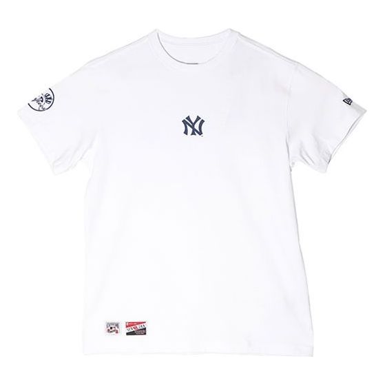 New Era Unisex MLB Series New York Yankees Logo Tee White 11929688 ...