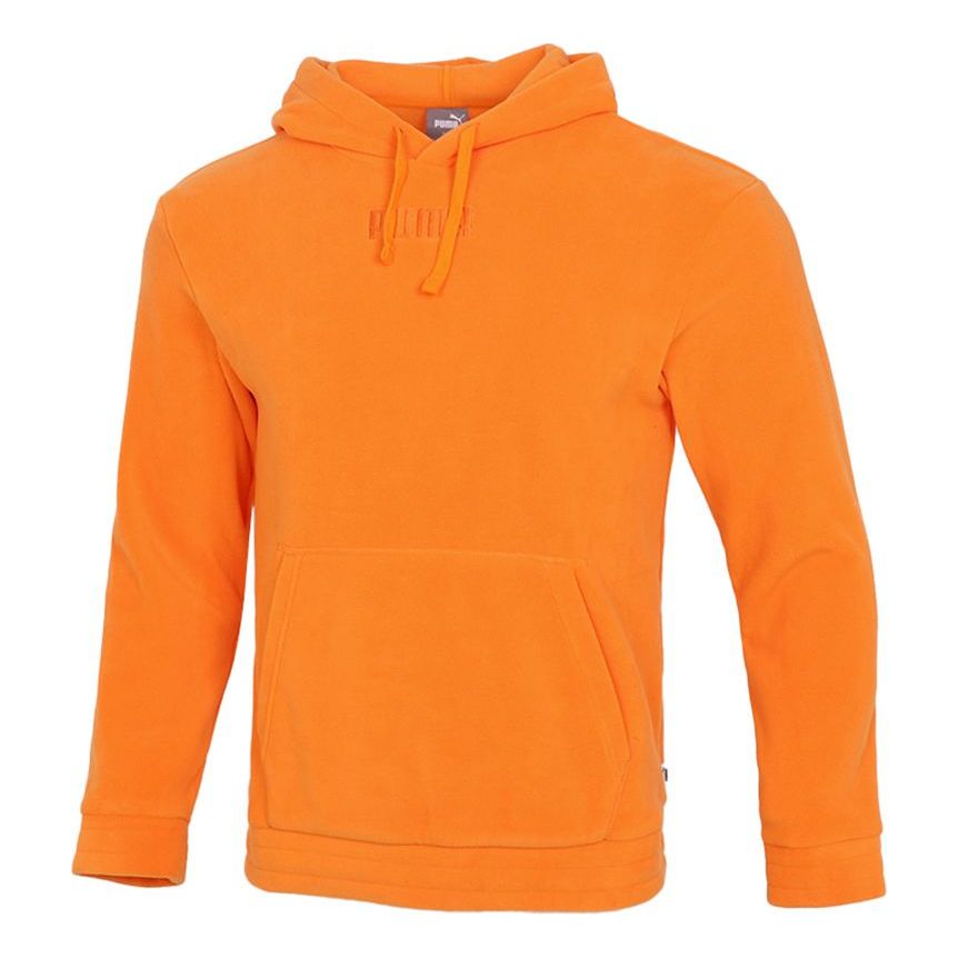 PUMA Solid Color Logo Sports Pullover Orange 846425-29 - KICKS CREW