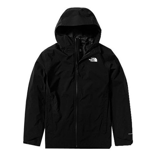 Men's THE NORTH FACE Outdoor waterproof Breathable Jacket Black 4N9R-J ...