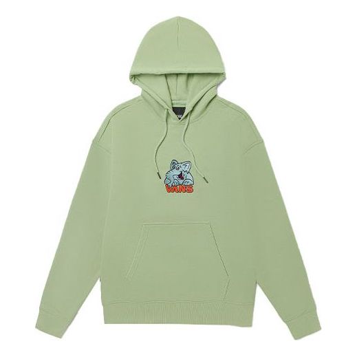 Vans Cartoon Pattern Loose Pullover Couple Style Green VN0A5H9CYSJ ...