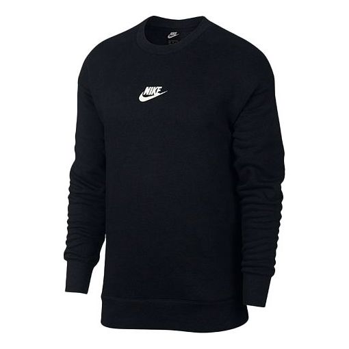 Nike Casual Crew Neck Sweater Men's Black 928428-011 - KICKS CREW