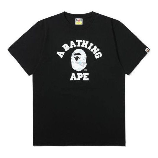 BAPE Champion Color Camo Football Jersey Navy Men's - US