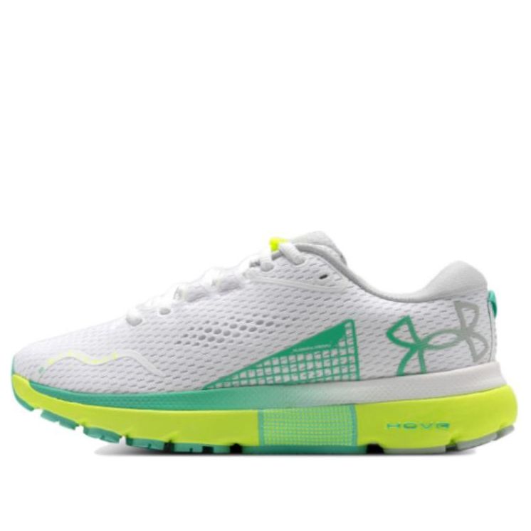 (WMNS) Under Armour HOVR Infinite 5 'White Green' 3026550-101-KICKS CREW