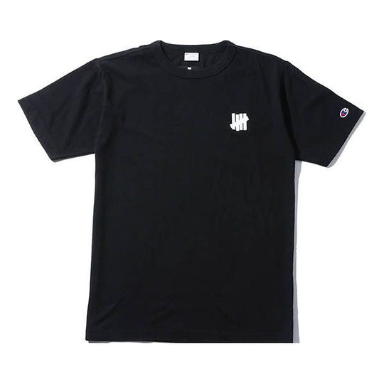 UNDEFEATED x Champion Unisex Embroidery Tee Black C8-P369-BK