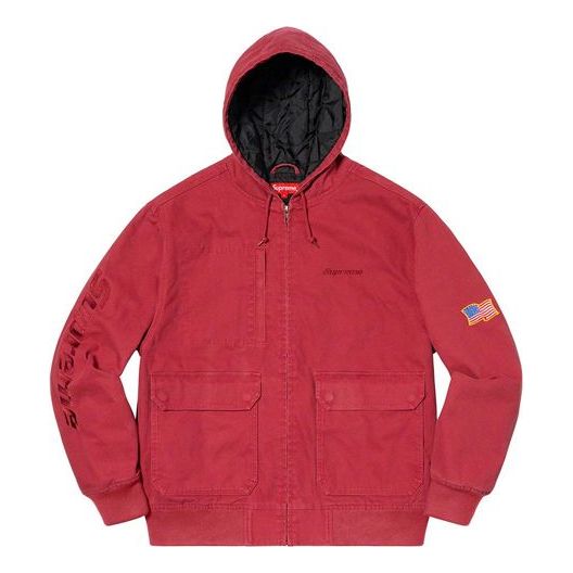 Supreme SS20 Week 2 Canvas Hooded Work Jacket SUP-SS20-382