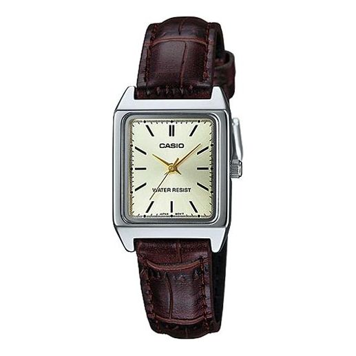 CASIO Female DRESS Japan / South Korea Fashion Quartz Champagne Analog