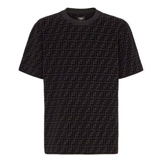 FENDI logo-print short-sleeve shirt - Neutrals