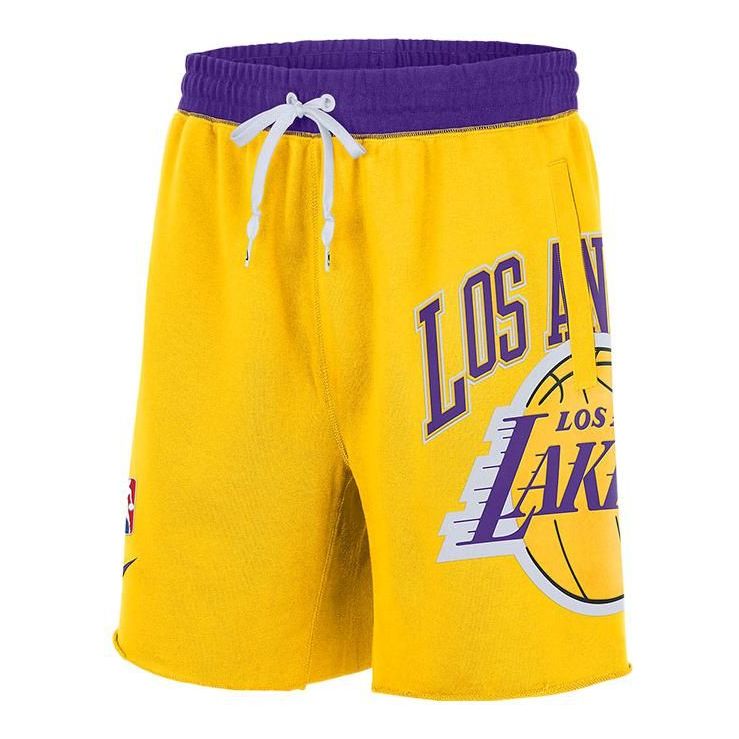 Nike Lakers Colorblock Alphabet team logo Knit Breathable Athleisure C ...