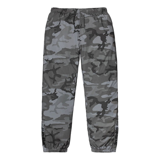 Supreme reflective camo store warm up pants