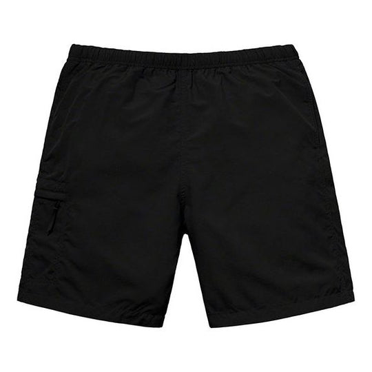 Supreme SS19 Nylon Trail Short Casual Shorts Unisex Black SUP-SS19