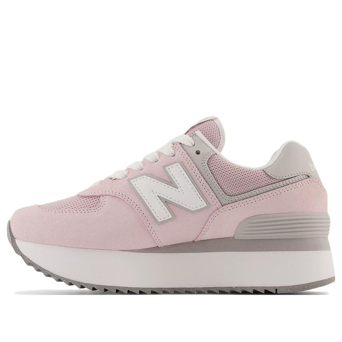 (WMNS) New Balance 574+ 'Pink White Gray' WL574ZSE - KICKS CREW