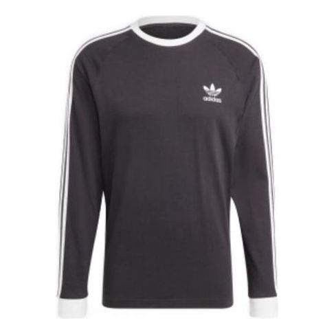 Adidas Adicolor Classics 3-Stripes Long Sleeve Tee 'Black' IA4877-KICKS ...