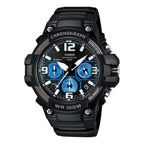 Casio Men Sports Digital Quartz Fishing Gear 100m Black Resin