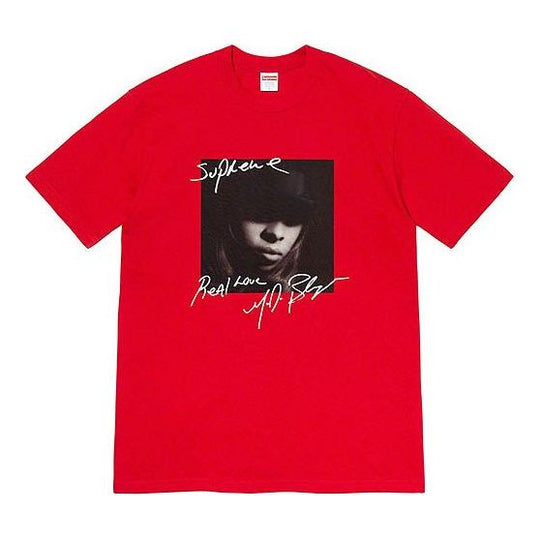 【海外で買】Supreme19FW week1 Mary J. Blige Tee 黒L Tシャツ/カットソー(半袖/袖なし)
