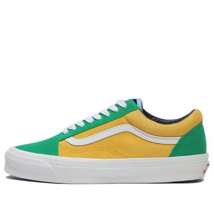 Vans OG Old Skool LX 'Off The Wall Green Yellow' VN0A4P3X02I