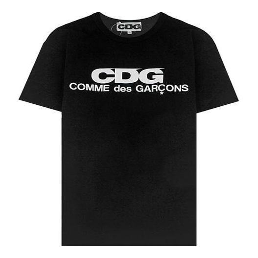 CDG Comme Des Garcons Classical Logo Applique Short-sleeve Tee Unisex
