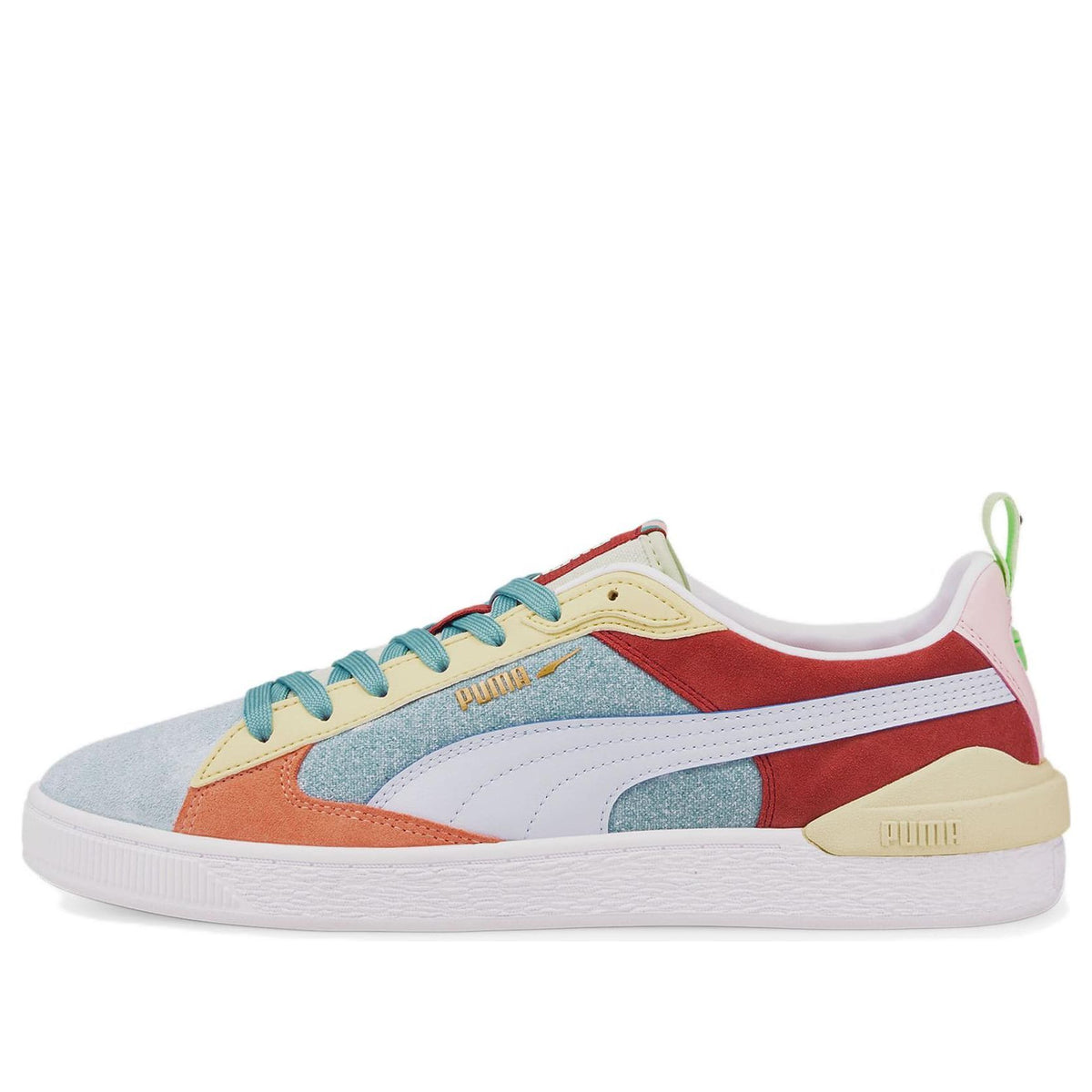 PUMA Suede Block Wt Foam Strip 2 'Blue Red White' 383895-02