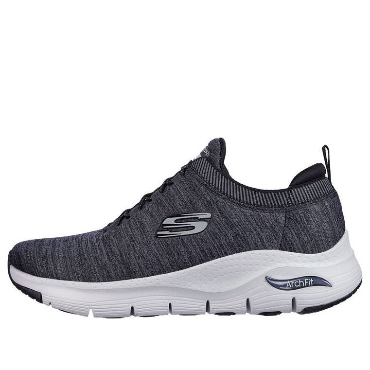 Skechers Arch Fit - Waveport 'Black Grey' 232301-BKGY - KICKS CREW